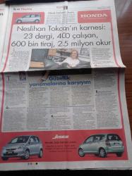 Hürriyet İnsan Kaynakları Gazetesi - 31 Ekim 2004 - Çalışanlarının Hem Patronu Hem Annesi Uzay Kimya'yı Kuran Sevda Arıkan - Patronlar Kimi Seçecek - John Kerry - George W. Bush - Danone 250 Anasınıfı Açacak - Muallimköy'ün Üstün Yetenekli Muallimleri - Yönettiği Dergileri Ayda 2.5 Milyon Kişi Okuyor - Modern Mağara Adamları 31 Yıldır Keşif Yapıyor