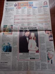 Akşam İnci Gazetesi - 8 Eylül 1999 - Yalan Rüzgarı Dizisi - Yalçın Menteş - Ceyda Düvenci - Cüneyt Akalın - İstanbul'da Olası Bir Büyük Deprem Senaryosu - Kadıköy Belediye Başkanı Selami Öztürk - Vali Yardımcısı Ata Aksoy - Marmara Bölgesi Depremi Ve Öneriler - Hayvanlar Depremi Hissedebiliyor - Depremden Önce Yapmamız Gerekenler