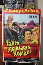 Efemera - Fakir Aşıkların Romanı (1971) filmi afişi - Cüneyt Arkın - Nur Alpan - kitantik - kitaLog