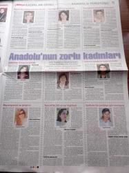 Milliyet Kadınlar Günü Gazetesi - 8 Mart 2009 - Anadolu'da Zoru Başaranlar- İş Dünyasına Yön Verenler Kadınlar İçin Yazdılar - Hedef 81 İlde 81 Kadın Milletvekili - Bilime Adanmış Ömürler - Ayhan Çavdar - Ayhan Ulubelen- Arzuhan Doğan Yalçındağ - Suzan Sabancı Dinçer - Türk Tuborg Carlsberg CEO'su Damla Birol - Gülsüm Azeri - Yeşil Kundura - Şişecam