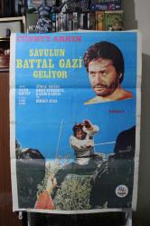 Efemera - Savulun Battal Gazi Geliyor (1973) filmi afişi - Cüneyt Arkın - kitantik - kitaLog