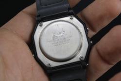 Casio F-91W-1DG Kol Saati   DETAYLAR RESIMLERDE VE AÇIKLAMADA   (İSİMSİZ DEMİR RAF