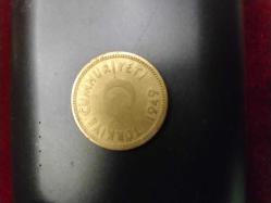 PARA PİRİNÇ METAL PARA 1949 YILI 25 KURUŞ  ÖZEL KORUMA KABINDA VE ZARFLI,ENDER VE KIYMETLİ 56