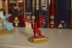 Tintin (Tenten) 110'luk seriden 2 figür bir arada: şeytan ve melek Milo