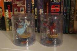 Tintin (Tenten) 110'luk seriden 2 figür bir arada: şeytan ve melek Milo