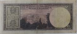 3.EMİSYON 1.TERTİP İNÖNÜ 2,5 İKİ BUÇUK TÜRK LİRASI SERİ B 15 216186 NOLU NATÜREL KAĞIT PARA EN NADİRİ