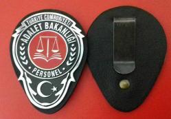 2-ADET ADALET BAKANLIĞI ROZETLİ CÜZDANI +KEMER ROZETI 1-AD SATINAL-SADECE KURUM ADRESINE ve KURUM PERSONELINE GONDERILIR-SIVILE SATILMAZ-SIVIL ADRESE GONDERILMEZ