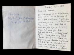 Kumaş üzeri, serigraf baskı açılır kartpostal / 1971 tarihli