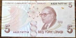 T.C. 5 LİRA 9. EMİSYON 1. TERTİP çil (257)