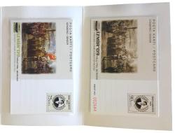2009 İzmir 09 Milli Pul Sergisi Portföyü (İzmir ve Atatürk Temalı), İçerisinde 4 Adet Pul Baskılı Posta Kartı Bulunmaktadır.