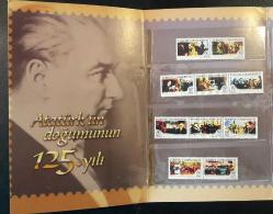 2006 Atatürk'ün Doğumunun 125.Yılı Özel Portföyü, İçerisinde 10 Adet Pul ve 2 Adet İlk Gün Zarfı Bulunmaktadır.