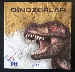 2012 Dünya Çevre Günü (Dinozorlar) Kitapçığı, İçerisinde 1 Adet Hareketli Pul ve 4 Adet Pul Baskısız Posta Kartı Bulunmaktadır.