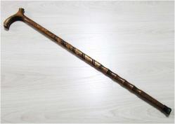 Antika - EsKi MOTİF İşLeMeLi EL OYMA AĞAÇ BASTON.... - kitantik - kitaLog