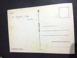 ŞEHİR KARTPOSTALI, KUZEY MAKEDONYA OHRİ'DEN KARELER, ARKASI YAZILI, RENKLİ, 15 X 10 CM EBADINDA - 1950'LER, 1960'LAR, 1970'LER, 1980'LER