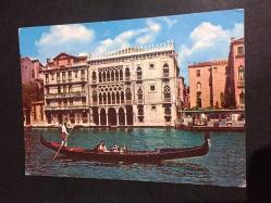 Efemera - ŞEHİR KARTPOSTALI, İTALYA VENEDİK, TARİHİ YAPI VE SANDAL, ARKASI YAZILI, RENKLİ, 15 X 10 CM EBADINDA - 1950'LER, 1960'LAR, 1970'LER, 1980'LER - kitantik - kitaLog