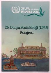 2016 26. Dünya Posta Birliği (UPU) Kongresi Portföyü, İçerisinde 1 Adet Anma Pulu, 1 Adet Anma Bloğu ve 1 Adet İlk Gün Zarfı Bulunmaktadır.