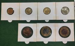 2021 Tam takım  1-5-10-25-50 kuruş 1 lira ters/düz Çil+++ kapamada