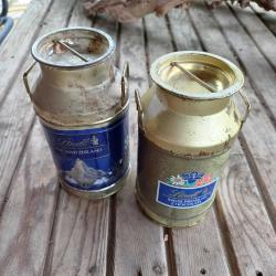 Lindt vintage süt güğümü teneke kutu seti 2001