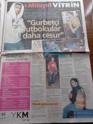 Milliyet Cumartesi Gazetesi - 22 Şubat 2003 - Tamer Karadağlı - Hülya Avşar Show - Freddie Mercury - Alfred Hitchcock - Ben Bu Yazıları Çıplak Yazıyorum -George Clooney Fotoğrafı - En İyi Giyinen Futbolcular Galatasaray'da - Ümit Karan - Tasarımcı Gönül Paksoy