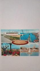 ŞEHİR KARTPOSTALI-İTALYA/RİMİNİ DENİZ,İSKELE,KUMSAL,ÇAY BAHÇESİ ,ARKASI YAZILMAMIŞ, RENKLİ, 12 X 16 CM EBADINDA - 1950'LER, 1960'LAR, 1970'LER, 1980'LER