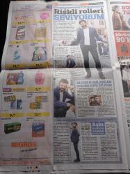 Sözcü Cumartesi Gazetesi - 13 Mayıs 2017 - Işın Karaca Doğduğu Şehirde Sahneye Çıkacak - Sezen Aksu Bu Benim Değil İnsanlığın Sorunu - Yağmur Ünal Arda Turan'ın Mutfağında - Ünlü Yönetmen Ezel Akay'ın Yeğeni Selen Seyven Dayımdan Torpilli Değilim - Ahu Yağtu - Cem Yılmaz - Oyuncu Serhat Kılıç Rolümün Hakkını Vermeye Çalışıyorum - Emre Altuğ