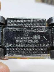 O17---1978 İMALATI MATCBOX FORD ESCORT RS 2000 METAL OYUNCAK ARABA