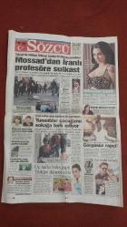 Sözcü Gazete 12 Ocak 2012 Takke Düşsün Kel Görünsün,Nazlı Ilıcak,Ahmet Şık,Nedim Şener,Recep Tayyip Erdoğan,Kemal Kılıçdaroğlu,Floyd Mayweather,50 Cent,Alanzinho,Shaqiri,Alex De Souza,Veli Kavlak,Filip Holosko,Şenol Güneş,Arda Turan,Kutsi