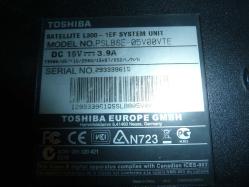 TOSHİBA L300 LAPTOP ARIZALI EKRANA GÖRÜNTÜ GERLMİYOR BATARYA VE ŞARJ ADAPTÖRÜ YOK EKRAN SAĞLAM 3GB RAM +500GB HARDİSK+ DVD OKUYUCU