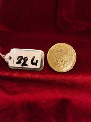 JETON GALATA KÖPRÜSÜ GEÇİŞ JETONU(1845) 20 PARA(1 ADET)...224