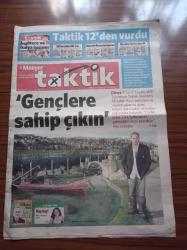 Milliyet Taktik Gazetesi - 11 Ekim 2005- Tamirhaneden Doğan Yıldız Kenan Sofuoğlu - Dünya 4.sü 17 Yaşaltı Milli Takım'ın Teknik Direktörü Abdullah Avcı Gençlere Sahip Çıkın - Taktik 12'den Vurdu - Galatasaray'ın Efsanesi Bülent Korkmaz - Rıdvan Dilmen - Ergun Gürsoy Görevini Yaptı - Yücel Kop - Teşekkürler Fatih Terim - Arnavutluk - Türkiye - Dünya Kupası Avrupa Elemeleri - Belarus Favori