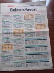 Milliyet Taktik Gazetesi - 11 Ekim 2005- Tamirhaneden Doğan Yıldız Kenan Sofuoğlu - Dünya 4.sü 17 Yaşaltı Milli Takım'ın Teknik Direktörü Abdullah Avcı Gençlere Sahip Çıkın - Taktik 12'den Vurdu - Galatasaray'ın Efsanesi Bülent Korkmaz - Rıdvan Dilmen - Ergun Gürsoy Görevini Yaptı - Yücel Kop - Teşekkürler Fatih Terim - Arnavutluk - Türkiye - Dünya Kupası Avrupa Elemeleri - Belarus Favori