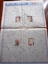 Milliyet Bulmaca Gazetesi - 22 Şubat 2003 - Şarkıcı Gülşen ve Mehmet Ali Alabora Fotoğrafı -Leman Sam Fotoğrafı - Doğan Canku Fotoğrafı -Bülent Ortaçgil Fotoğrafı- Şebnem Ferah Fotoğrafı- Umberto Eco Fotoğrafı - Uzman Bulmaca - 7 Fark - Umberto Eco Fotoğrafı - Petek Bulmaca - Sözcük Yerleştirmece - Sözcük Avı  - İlçeler İller