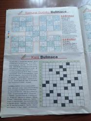 Hürriyet Bil Bul Bulmaca Gazetesi - 17 Mart 2008 -  Manken Ebru Güzel Fotoğrafı - Şarkıcı Hazal Fotoğrafı - Şarkıcı Emrah Fotoğrafı - Puzzle Bulmaca - Sayı Bulmaca - Mozaik Bulmaca - Artan Sözcük -  Zincir Bulmaca - Çengel Bulmaca - Samurai Sudoku Bulmaca - Kare Bulmaca - Sudoku - Futoshiki