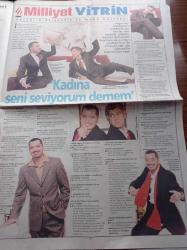 Milliyet Cumartesi Gazetesi - 5 Ocak 2002 - Hulki Cevizoğlu - Cansu Dere - Mehmet Ali Alabora - Kerem Kupacı - Necmi Yapıcı -Sayısal Cüceler - Hülya Avşar - Mehmet Ali Erbil - Erdal Acar - Behzat Uygur - Keanu Reeves - Anastacia Dünya Kupasında- Babylon Genç Cazcı Jacky Terrason'ı Ve Rock Grubu Duman'ı Ağırlıyor