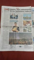 Sözcü Gazete 10 Kasım 2012 Tayyip Kalksana,Ata'ya Koşanlara Baksana,Sultan Bolkiah,Atatürk Koç Şirket Reklamı,Aykut Kocaman,Egemen Korkmaz,Yusuf Şimşek,Raul Meireles,Adrian,Umut Bulut,Burak Yılmaz,Nilüfer,Bergüzar Korel,Murat Eken