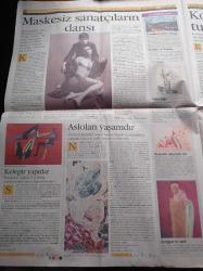 Milliyet Kültür Sanat Gazetesi - 23 Ocak 2003 -  Janis Joplin 60. Doğum Yılında İki Cd'lik Bir En İyiler Albümüyle Anılıyor - Ciwan Haco - Define Adası'nı. Uzay Çağı Versiyonu - Sado Mazo Aşk Sekreter Filmi - Devrimci Kadın Rosa Luxemburg - Orhan Veli Kanık - Müjdat Gezen