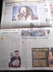 Milliyet Kültür Sanat Gazetesi - 23 Ocak 2003 -  Janis Joplin 60. Doğum Yılında İki Cd'lik Bir En İyiler Albümüyle Anılıyor - Ciwan Haco - Define Adası'nı. Uzay Çağı Versiyonu - Sado Mazo Aşk Sekreter Filmi - Devrimci Kadın Rosa Luxemburg - Orhan Veli Kanık - Müjdat Gezen