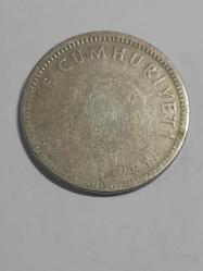 1947 Yılı GÜMÜŞ 1 lira