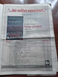 Cumhuriyet Kitap Gazetesi - 26 Nisan 2007 - Sayı 897 - Levent Mete Aşk Hastalığı - Zeynep Uzunbay'dan Bir Fal Öyküsü Uzunbay'ın Yara Falı Adlı Şiir Kitabını Atilla Er Tanıtıyor - Şebnem Atılgan Orkun Uçar ve Burak Turan İle Zifir'i Ve Türkiye'de Kurgu Romanı Konuştu - Nihat Ziyalan'la Yeni Kitabı Sevgili Şiir Üzerine Bir Söyleşi - Maksim Gorki - Behçet Necatigil Şiir Ödülü