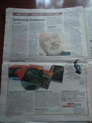 Cumhuriyet Kitap Gazetesi - 26 Nisan 2007 - Sayı 897 - Levent Mete Aşk Hastalığı - Zeynep Uzunbay'dan Bir Fal Öyküsü Uzunbay'ın Yara Falı Adlı Şiir Kitabını Atilla Er Tanıtıyor - Şebnem Atılgan Orkun Uçar ve Burak Turan İle Zifir'i Ve Türkiye'de Kurgu Romanı Konuştu - Nihat Ziyalan'la Yeni Kitabı Sevgili Şiir Üzerine Bir Söyleşi - Maksim Gorki - Behçet Necatigil Şiir Ödülü