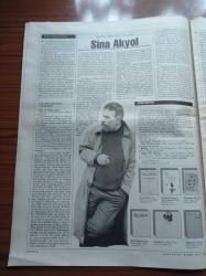 Cumhuriyet Kitap Gazetesi - 6 Mart 1997 - Sayı 368 - İyidir Yalın Söz'ün Şairi Sina Akyol Fotoğrafı - Fatma Oran İhsan Oktay Anar'la Kitapları Üzerine Konuştu - TÜYAP 2. İzmir Kitap Fuarı Etkinlikleri - Şiir Atlasında Bu Hafta Aragon'un Şiirleri Yer Alıyor - Tenten- Feminist Teori - Belge Yayınları 20 yaşında