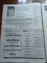 Cumhuriyet Kitap Gazetesi - 6 Mart 1997 - Sayı 368 - İyidir Yalın Söz'ün Şairi Sina Akyol Fotoğrafı - Fatma Oran İhsan Oktay Anar'la Kitapları Üzerine Konuştu - TÜYAP 2. İzmir Kitap Fuarı Etkinlikleri - Şiir Atlasında Bu Hafta Aragon'un Şiirleri Yer Alıyor - Tenten- Feminist Teori - Belge Yayınları 20 yaşında