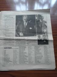 Cumhuriyet Kitap Gazetesi - 10 Kasım 1994 - Sayı 247 -  Atatürk'ün Söylev'ine Yazdığı Önsöz'le Hıfzı Veldet Velidedeoğlu'nu Bir Kez Daha Anıyoruz -Atatürk Fotoğrafı - Laiklikle İlgili Üç Kitap - Laik Demokrasi Ve Aydınlanma Yolunda Atatürk Kitapları - Dietrich Gronau'nun Atatürk Kitabını Toktamış Ateş Yazdı Buna Bir de Atatürk'le İlgili Kitapların Listesine Ekledik-- 12 Eylül'de Niçin Ve Nasıl Gelişti