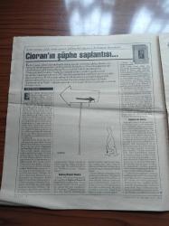 Cumhuriyet Kitap Gazetesi - 5 Mayıs 1994 - Sayı 219 -  Oscar Wilde'ın Son Vasiyeti - Kadın Cinsellik Bağımlılık - Türkiye'de Sosyalizmin Tarihine Katkı - Şeriat Gölgesinde Cezayir - Faik Bulut - Rıfat Ilgaz - Özdemir İnce Fotoğrafı - Bir Yumak İnsan- Çetin Altan - Gazetecilik Serüveni - Şevket Yücel - Cioran - Umutsuzluğun Dorukları