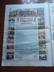 Cumhuriyet Eğitim Gazetesi - 29 Mayıs 2009- Özel Yıldız Koleji Kötü Çocuk Yoktur - Oğuzkaan Koleji Bilgi Yarışması Şampiyonu - SBS'de Başarı İçin İpuçları - SBS'de Soru Çözme Taktikleri- Çocuk İstismarını Önlemek İçin - 6 Yaş Zorunlu Eğitim İçinde Olsun