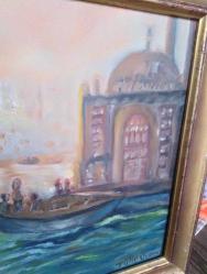 Ressam imzalı yağlı boya tablo