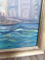 Ressam imzalı yağlı boya tablo