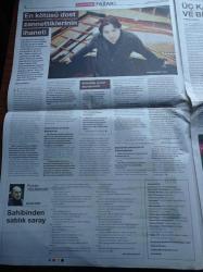 Cumhuriyet Pazar Gazetesi - 16 Kasım 2014 - Sayı 1495 - Üç Kadın Bir Parti - Bihin Anter - Profesör Doktor Füsun Akatlı - Zeynep Altıok Akatlı -  Cinsellik Entrika Ve Dedikodu - Türkiye Çocuklara Yeniden Özgürlük Vakfı - Fazıl Say Fotoğrafı - Doğu Yücel Güneş Hırsızları - CHP'de Altı Ok Devri - Mesele Mühim Komet'in Yeni Sergisi