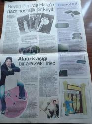Cumhuriyet Haftasonu Gazetesi - 2 Haziran 2007 - Sayı 53 -  Atatürk Aşığı Bir Aile Zeki Triko - Revan Pera'da Haliç'e Nazır Bir Nostaljik Keyif - Fetih'te Gemiler Nereden Geldi - Avril Lavigne Fotoğrafı - Barışa Rock Konseri - Sümer Ezgü - Her Mahallede Bir Sanat Konağı - Önüm Arkam Sağı Solu Festival