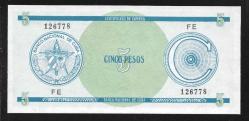 ** KÜBA ( 5 * PESOS ) 1985 - ÇİL
